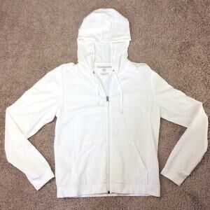 Tommy Hilfiger 🇺🇸White Hoodie Jacket Full Zipper